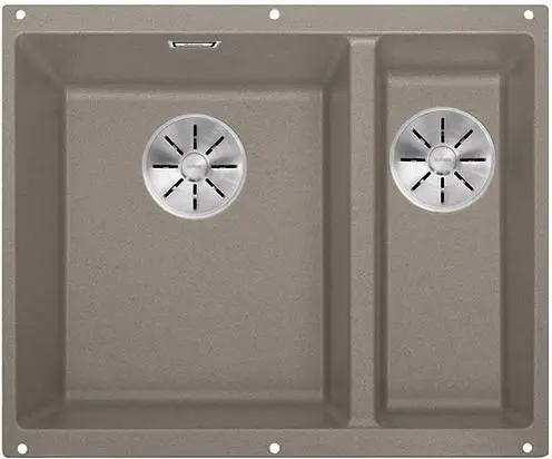 Blanco SUBLINE 340/160-U 523556 Komora z lewej strony Granitowy Tartufo