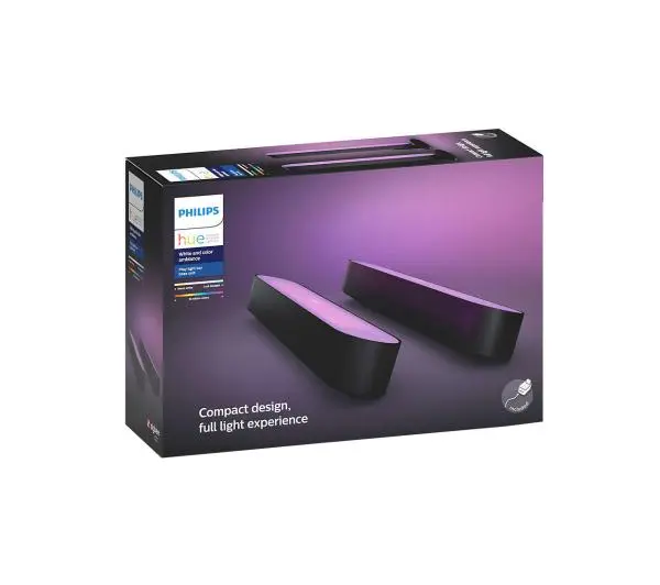 Philips Hue White and Colour Ambiance Play Czarny 2 szt.
