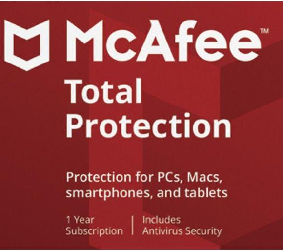 oprogramowanie McAfee Total Protection 1PC/1Rok (kod)