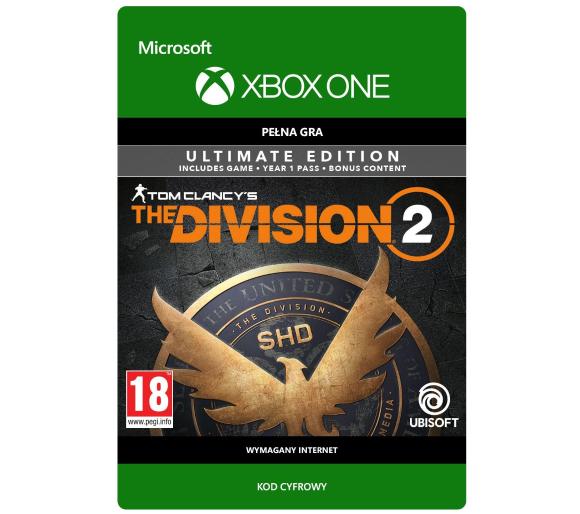 gra Tom Clancy's The Division 2 - Edycja Ultimate [kod aktywacyjny]  Gra na Xbox One (Kompatybilna z Xbox Series X/S)