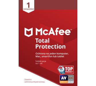 oprogramowanie McAfee Total Protection 1 PC / 1 rok