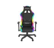 Genesis Trit 600 RGB Gamingowy do 150kg Skóra ECO Tkanina Czarny