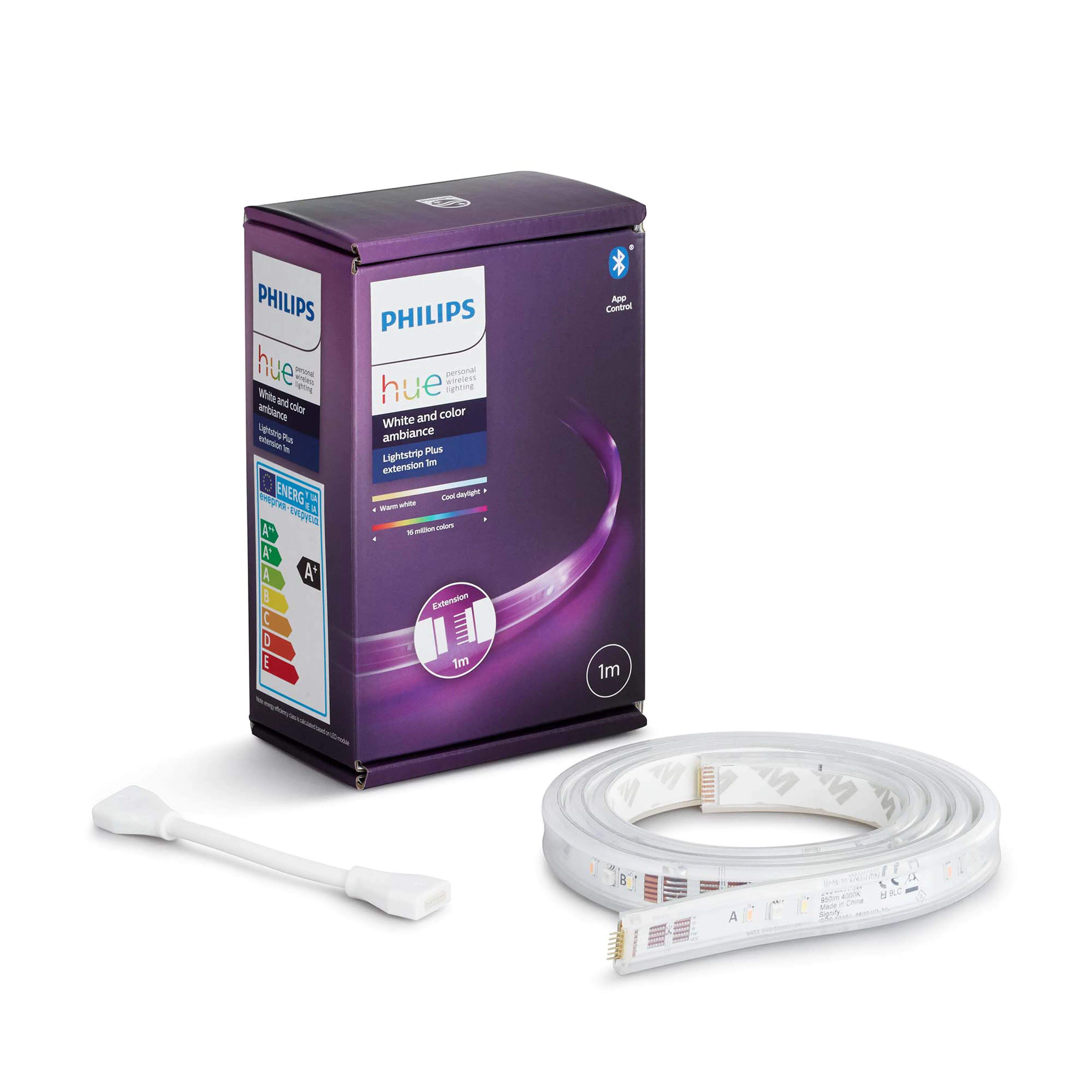 Philips Hue White and Colour Ambiance Lightstrip Plus 1m