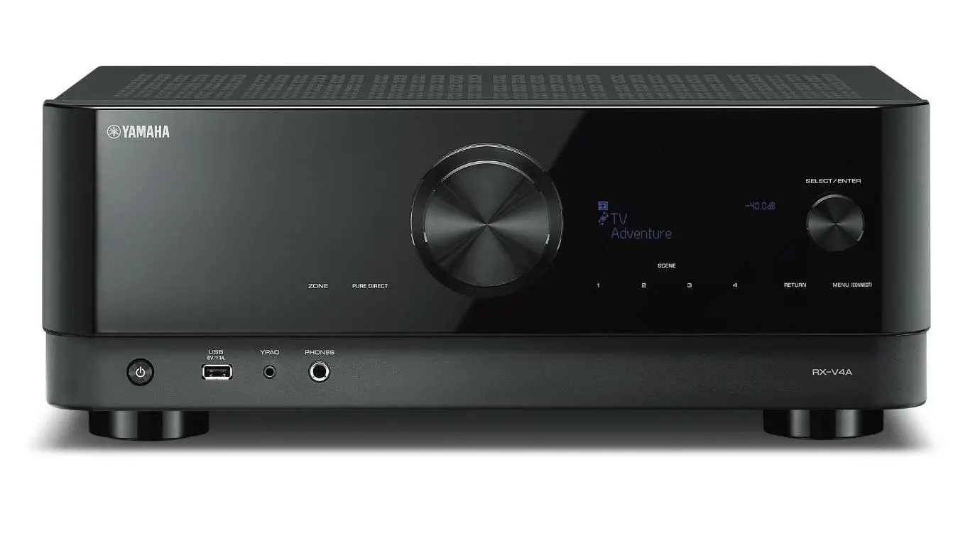 Yamaha MusicCast RX-V4A 5.2-kanałowy Wi-Fi Bluetooth AirPlay Czarny miniaturka