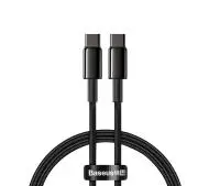Baseus USB-C do USB-C Tungsten Gold 100W 2m Czarny
