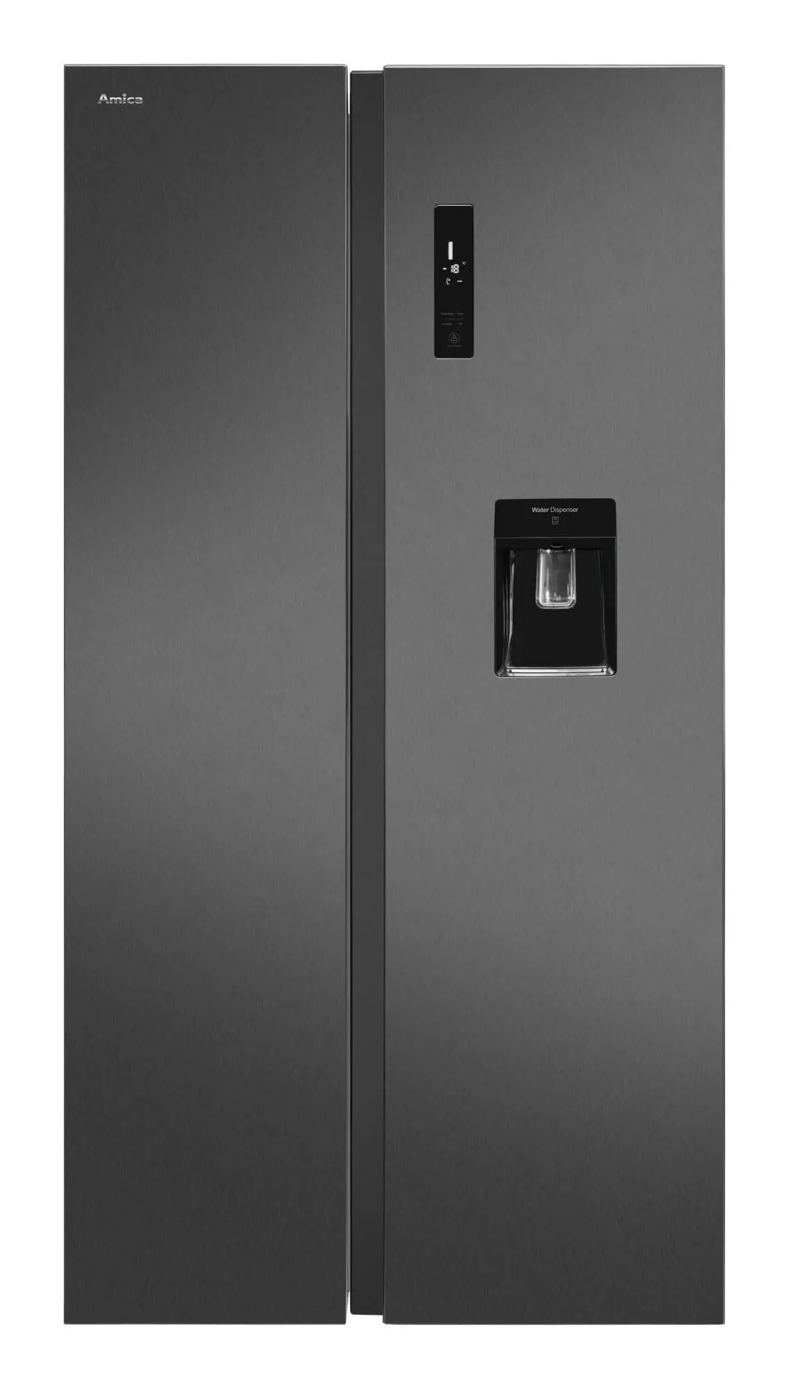 Amica FY5139.3DFBXI Pełny No Frost 177cm Dystrybutor wody Czarny Inox