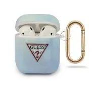 Guess GUACA2TPUMCGC02 Tie & Dye Collection AirPods Niebieski