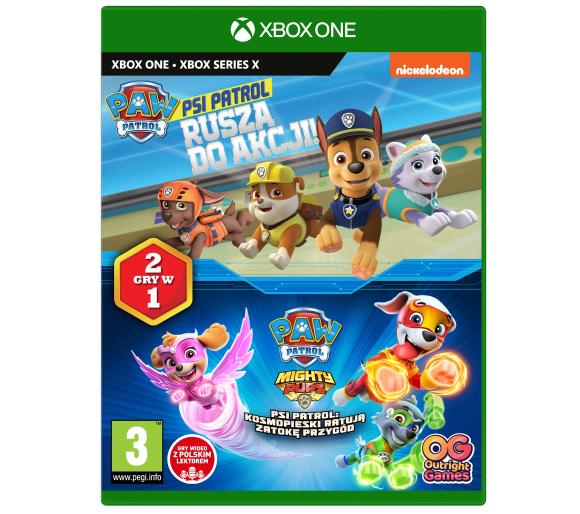 gra Psi Patrol Rusza do akcji + Kosmopieski ratują Zatokę Przygód Gra na Xbox One (Kompatybilna z Xbox Series X)