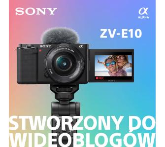 Sony ZV-E10L + 16–50 mm f/3,5–5,6 aparat z wymienną optyką