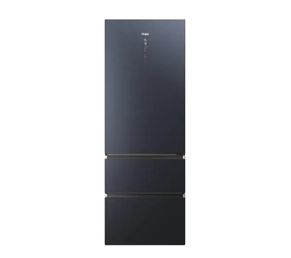Haier Seria 7 HTW7720ENMB Pełny No Frost 200,6cm Szuflada z kontrolą wilgotności Zdalne sterowanie Czarny