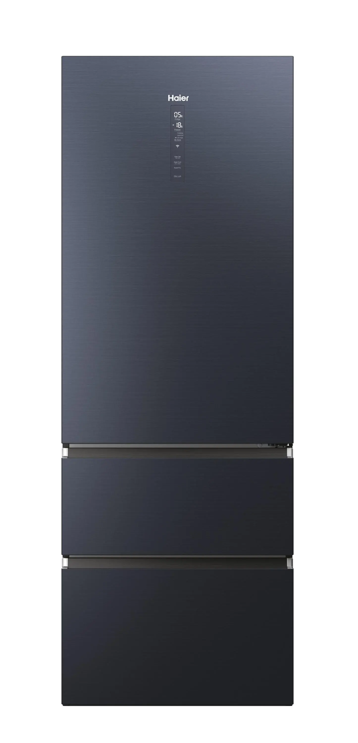 Haier Seria 7 HTW7720ENMB Pełny No Frost 200,6cm Szuflada z kontrolą wilgotności Zdalne sterowanie Czarny