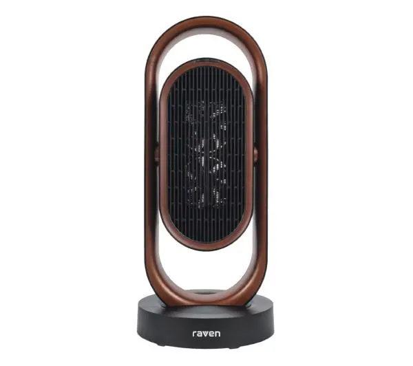 Raven ETW007B Obrotowa podstawa 1800W Ceramiczny element grzejny