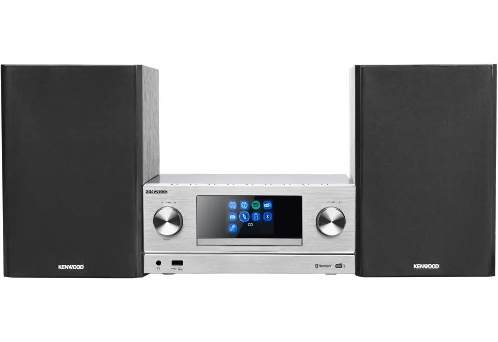 Kenwood M-9000S-S 100W Wi-Fi Bluetooth Radio FM, DAB+, Internetowe Srebrny