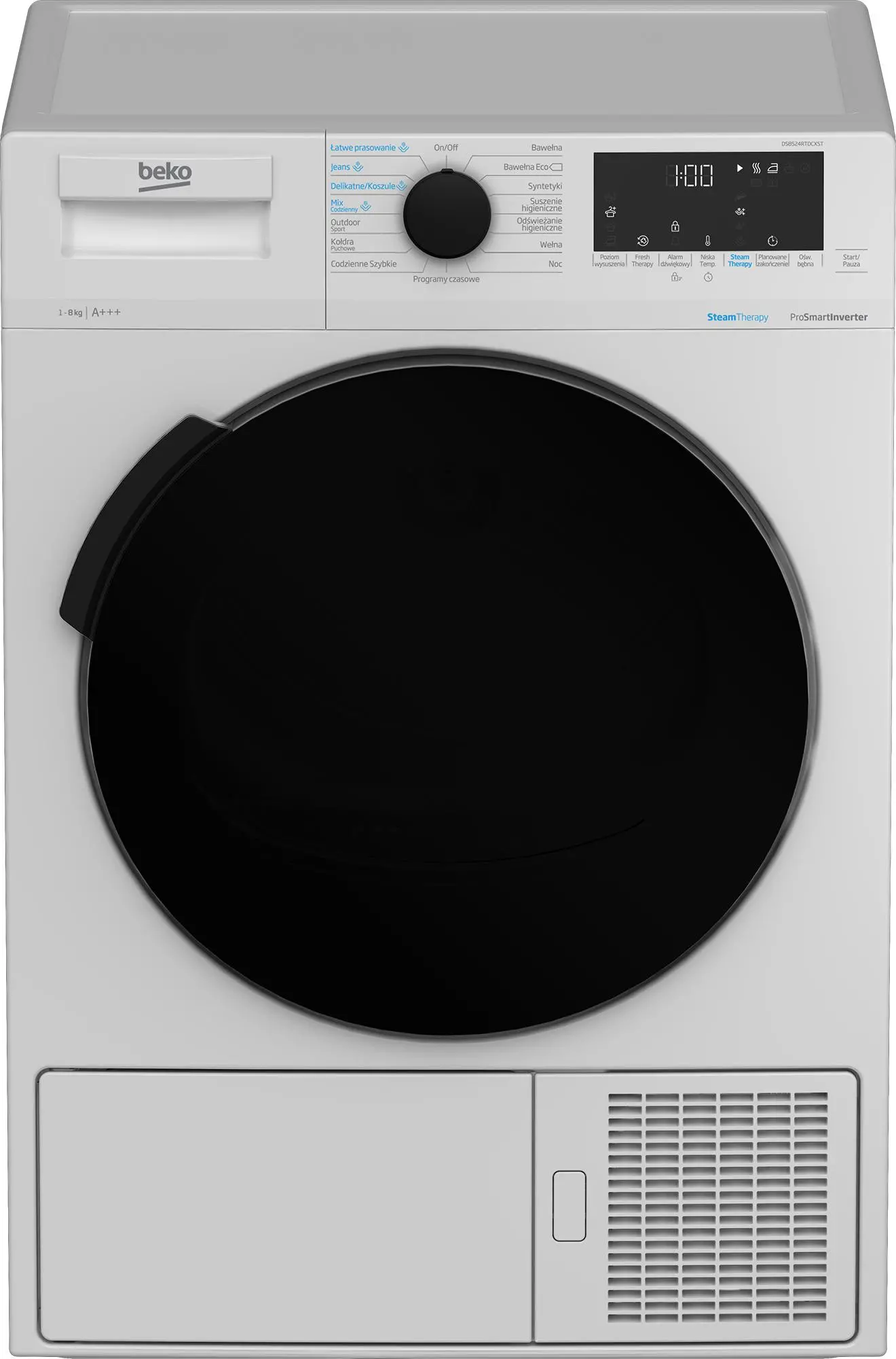 Beko DS8524RTDCXST SteamTherapy 52,1cm 8kg