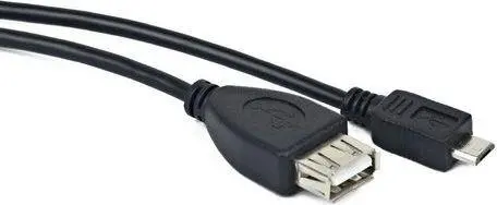 Natec USB-A do microUSB 0,15m Czarny miniaturka