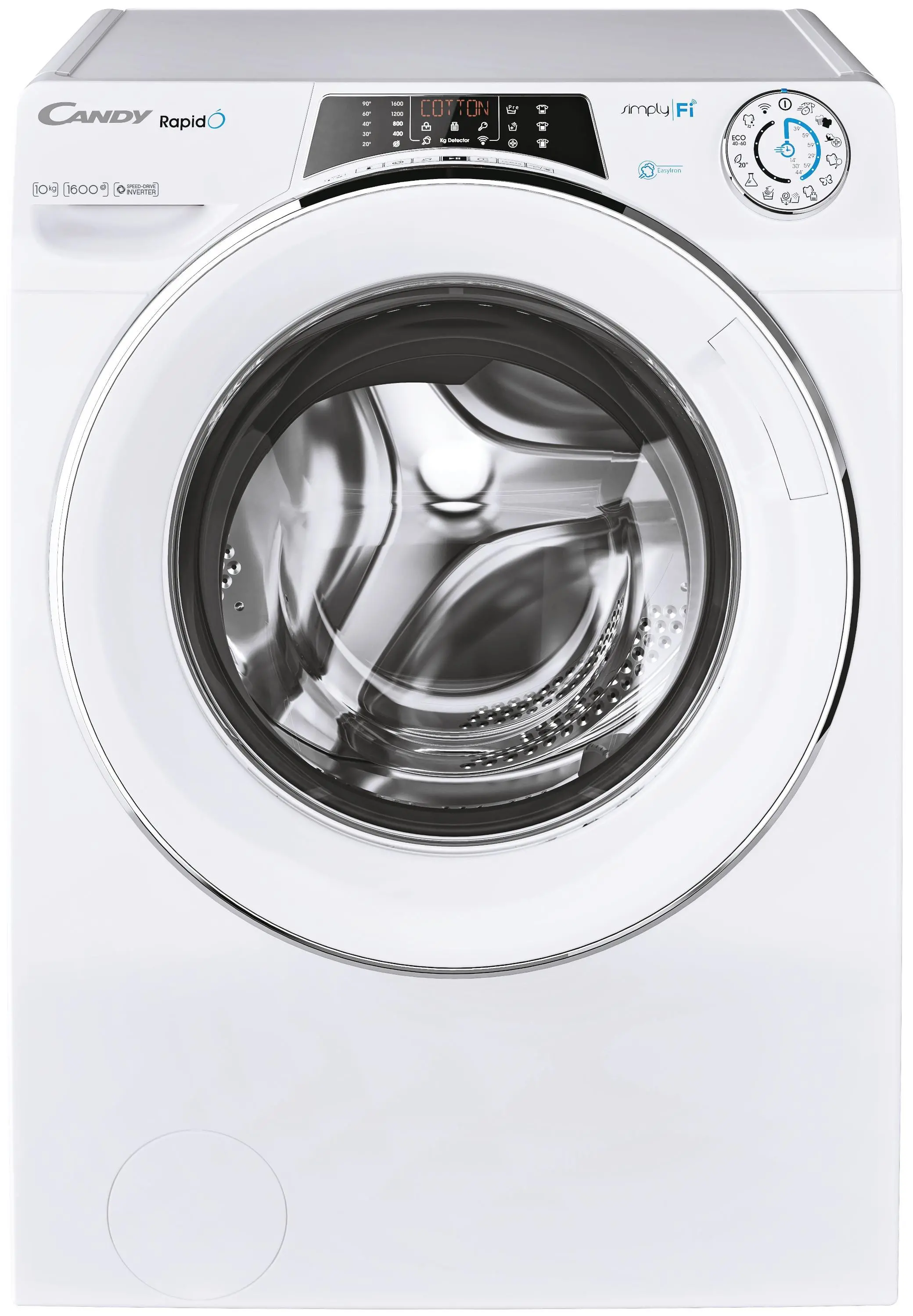 Candy RapidO RO16106DWMCT/1-S 10kg 1600obr/min Zdalne sterowanie