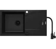 Deante Evora ZQJJN113 Nero + bateria Luno BOC_N72M Nero