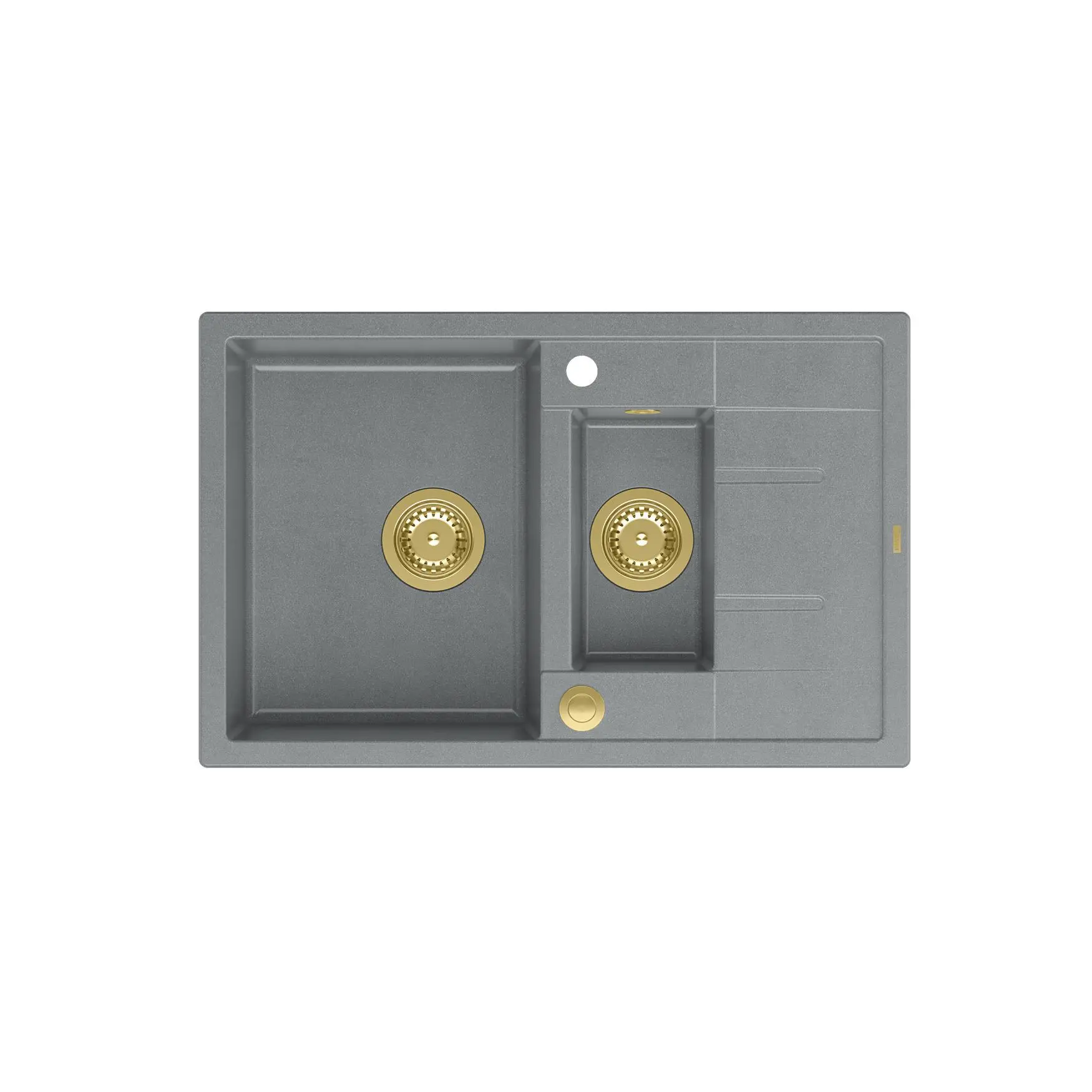 Quadron HB8224U5-G1 P2O Morgan 156 Granitowy Szary/Złoty