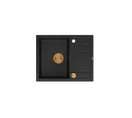 Quadron HB8210U7-C1 P2O Morgan 116 Granitowy Czarny mat/Miedziany