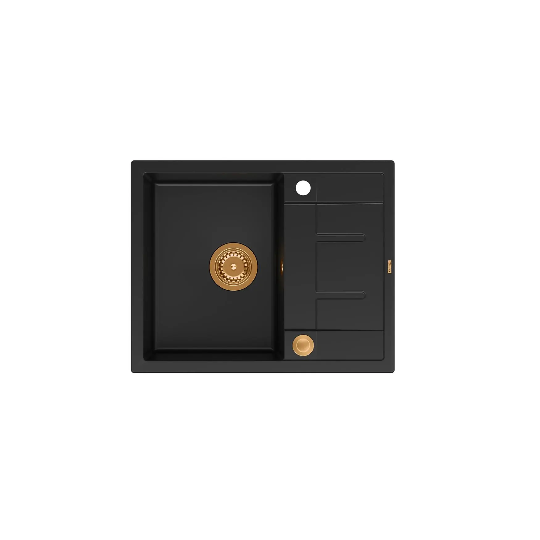 Quadron HB8210U7-C1 P2O Morgan 116 Granitowy Czarny mat/Miedziany