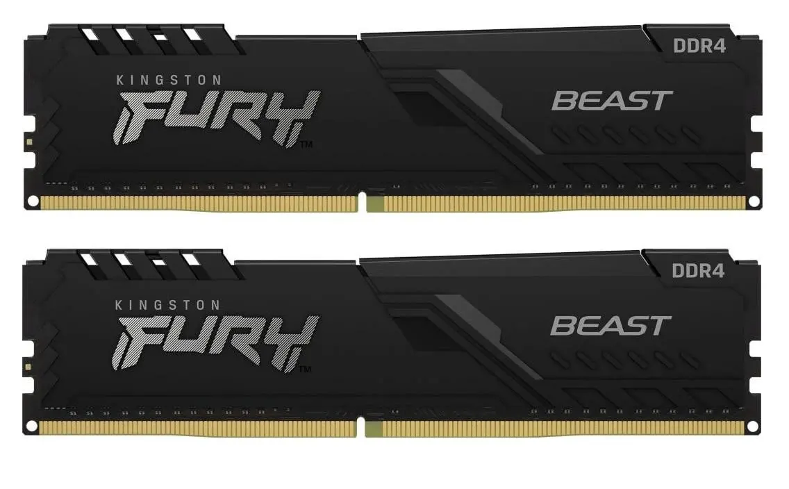 Kingston FURY Beast DDR4 64GB (2 x 32GB) 3600 CL18 Czarny