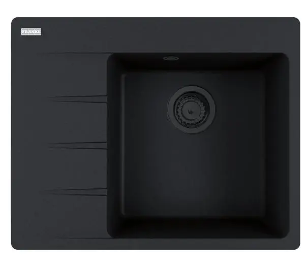 Franke Centro CNG 611-62 TL Komora z prawej strony Granitowy Czarny mat