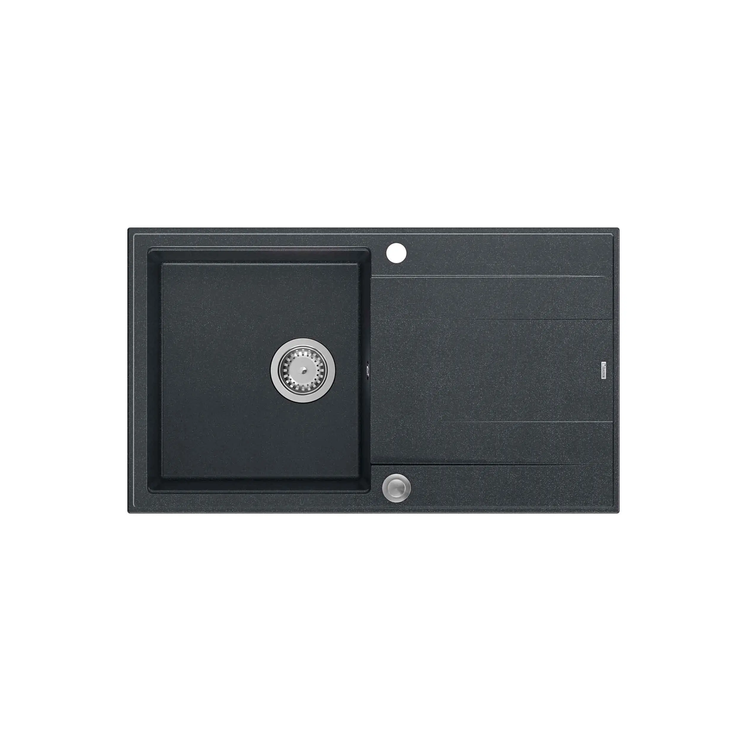 Quadron HCQE8650U8_BS P2O Evan 111 Granitowy Czarny metalik/Stalowy