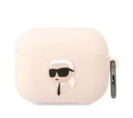 Karl Lagerfeld Silicone Karl Head 3D KLAPRUNIKP do AirPods Pro Różowy