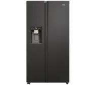 Haier Seria 7 HSW79F18DIPT Pełny No Frost 177,5cm Dystrybutor wody Zdalne sterowanie Czarny łupkowy