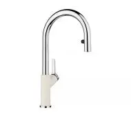 Blanco Carena-S Vario 526930 Biały Chrom/Wygląd silgranitu