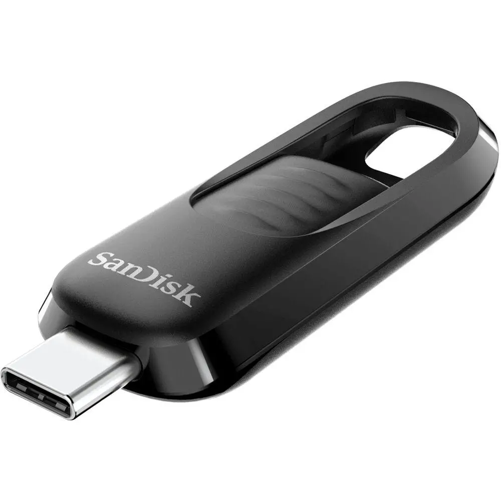 SANDISK Ultra Slider 128GB USB 3.2 Typ C Czarny