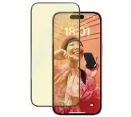 PanzerGlass Ultra-Wide Fit iPhone 15 2in1 Screen Protection Anti-reflective+Anti-Blue Easy Aligner Included