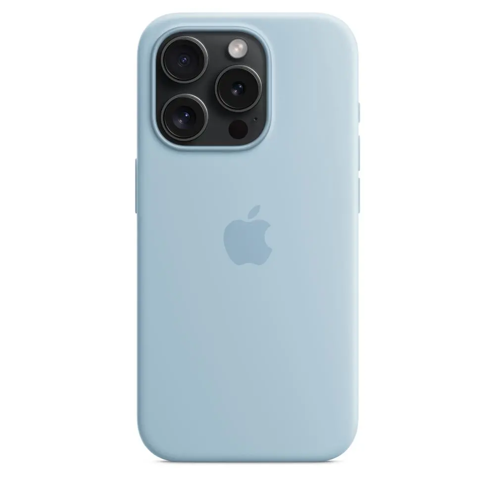 Apple Silicone Case do iPhone 15 Pro Max Niebieski