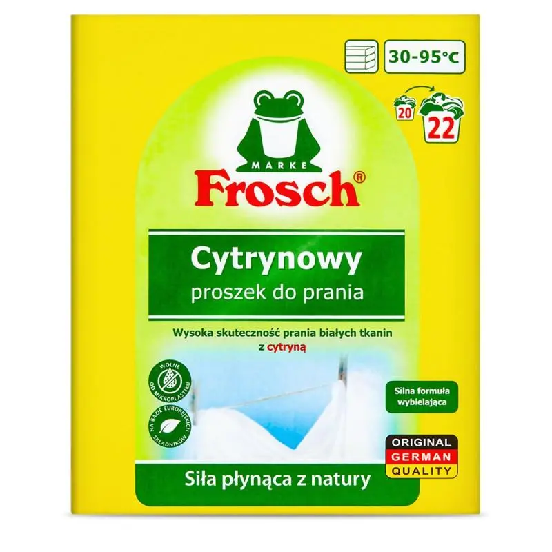 Frosch Białe tkaniny Cytrynowy 1,45kg