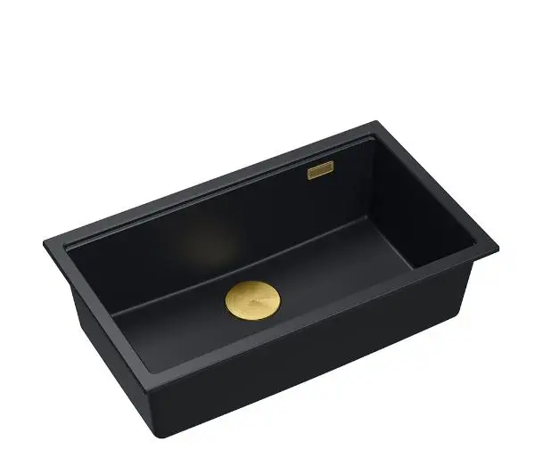 Quadron LOGAN 110 HQD7644U7_PVDG1_I Granitowy Pure carbon/Złoty