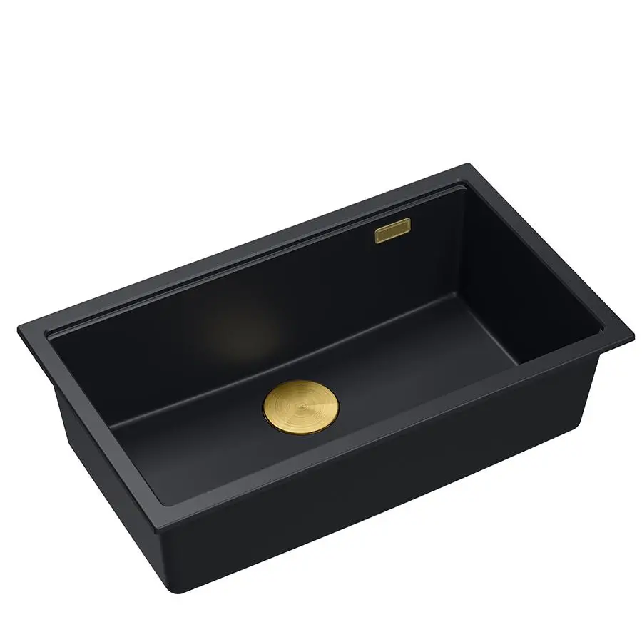 Quadron LOGAN 110 HQD7644U7_PVDG1_I Granitowy Pure carbon/Złoty