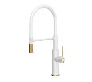 Quadron Gemma Q Line 3623501WHMPVDG1 Snow white/Złoty Stal szlachetna