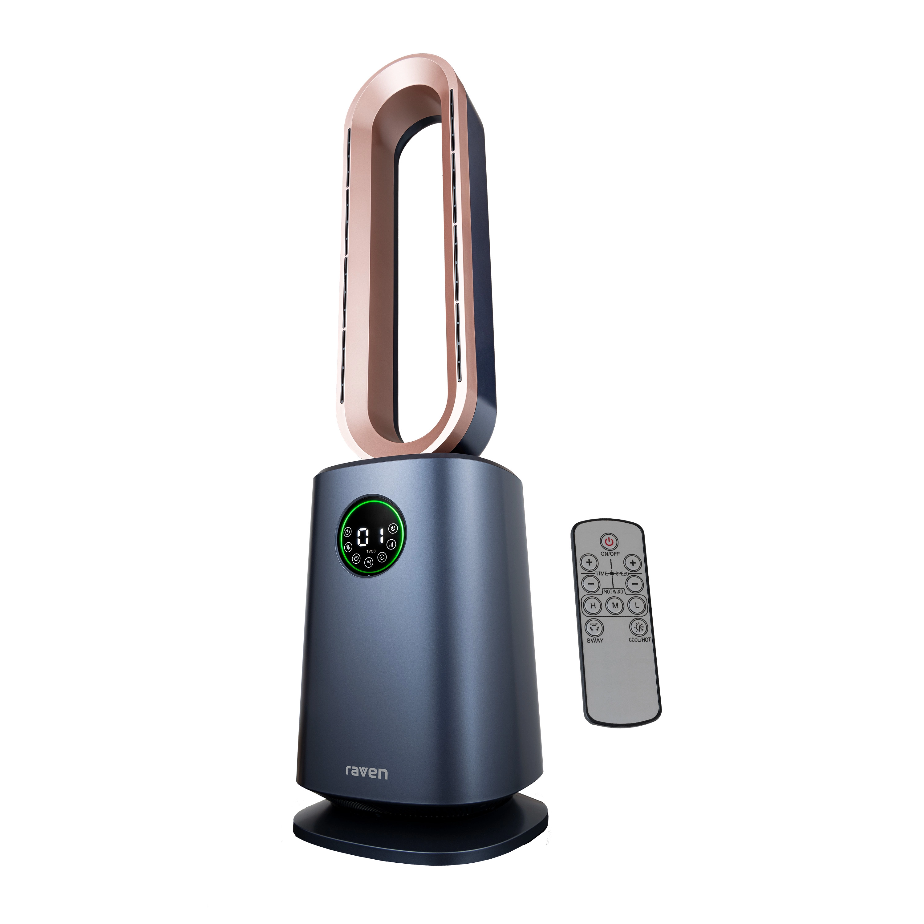 Raven ETW009 Z oczyszczaczem powietrza Obrotowa podstawa 1950W