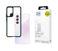 3mk Satin Armor Case+ do Samsung Galaxy A35 5G Przezroczysty-zielony
