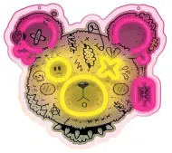 Forever Art LED Punk MIŚ FLA01