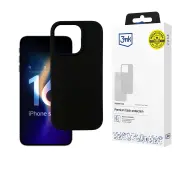 3mk Silicone Case do iPhone 16 Pro Czarny
