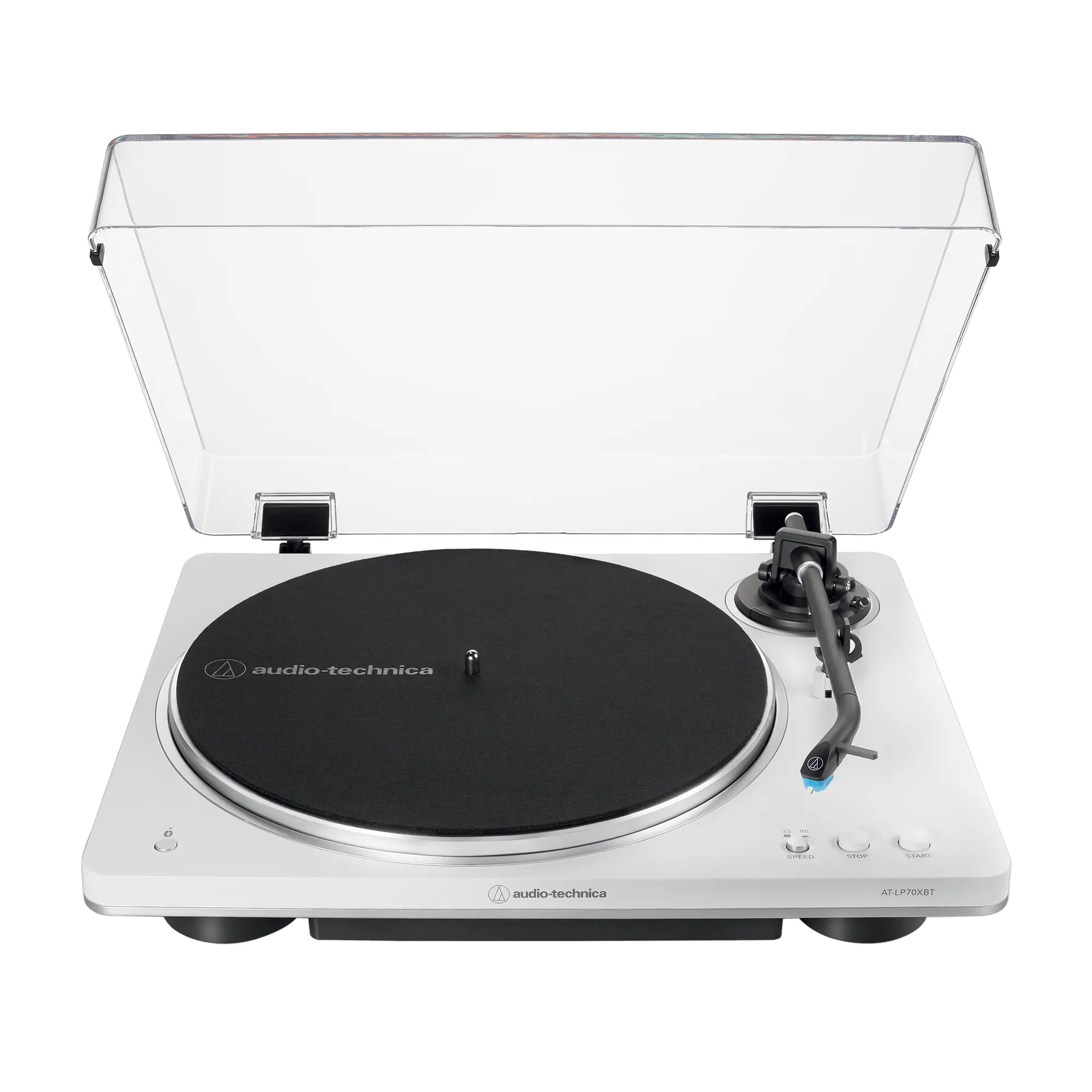 Audio-Technica AT-LP70XBT Automatyczny Napęd paskowy Przedwzmacniacz Bluetooth Biały