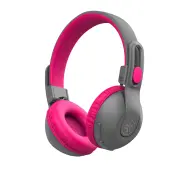 JLab JBuddies Studio 2 Wireless Nauszne Dla dzieci Bluetooth 5.3 Szaro-różowy