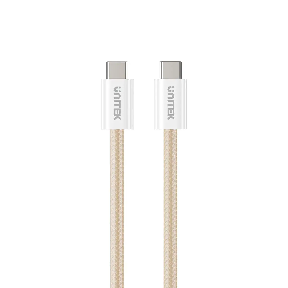 Unitek USB-C do USB-C PD 100W 1m Beżowy