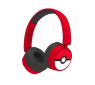 OTL Technologies Pokémon Pokeball Wireless Dla Dzieci Nauszne Czerwono-czarny
