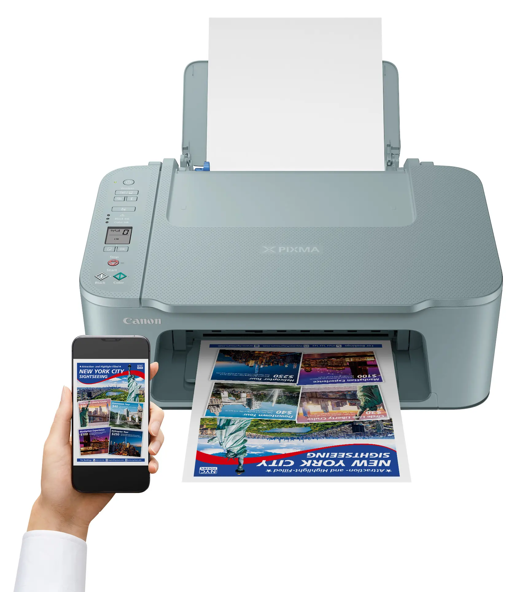 Canon PIXMA TS3752I BL Wi-Fi Szary miniaturka