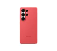 Samsung Silicone Cover do Galaxy S25 Ultra Czerwony