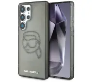 Karl Lagerfeld Rhinestones Karl Head Logo do Galaxy S25 Ultra Czarny