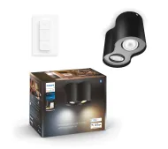 Philips Hue White Ambiance Podwójne Pillar Czarny
