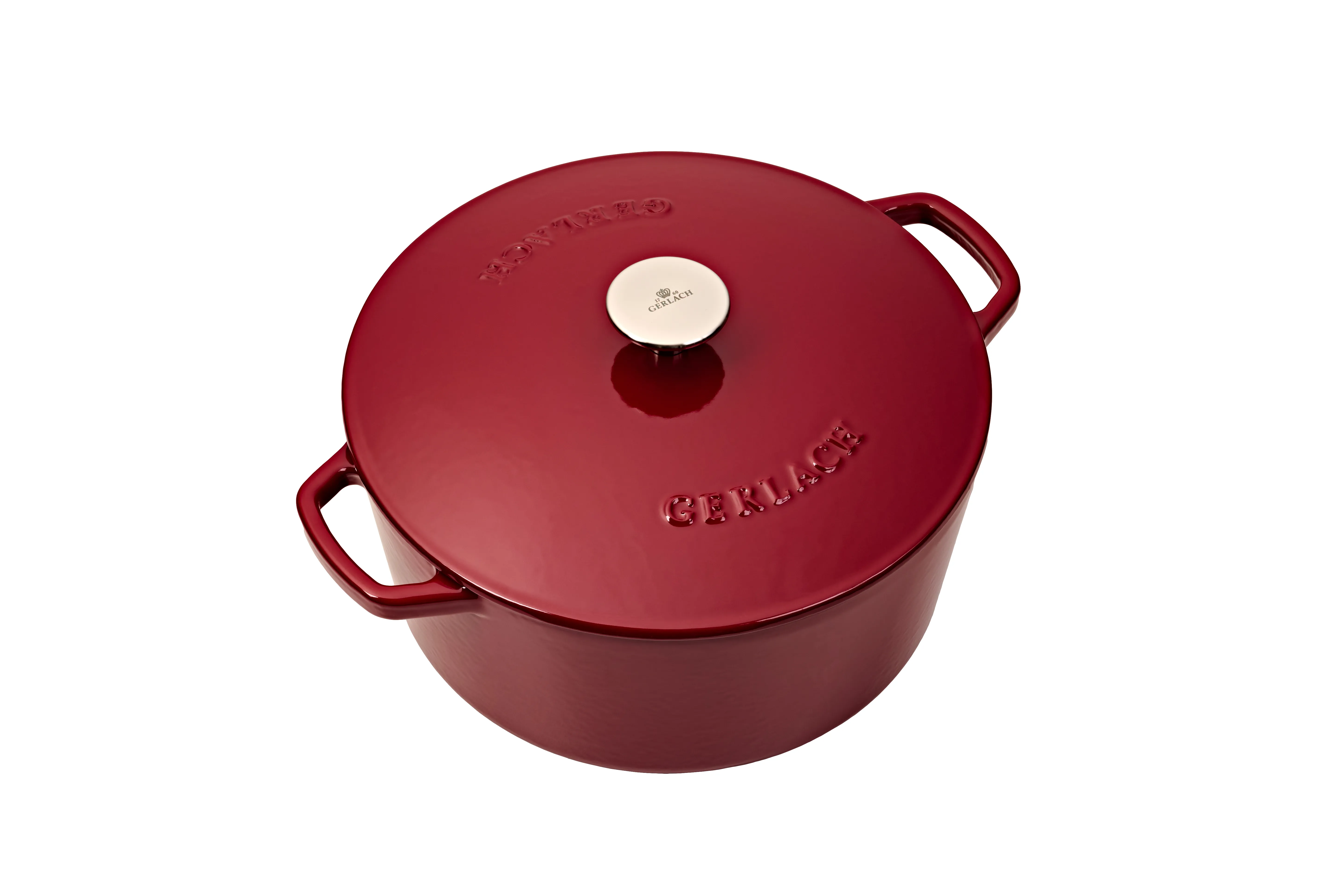 Gerlach Natur Iron Indukcja Żeliwo 5l Bordowy